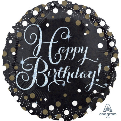 Happy Bithday / круг / 45 см / AN