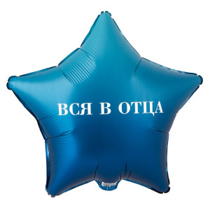 Вся в отца вся в мать / звезда / 40 см / ВЗ 